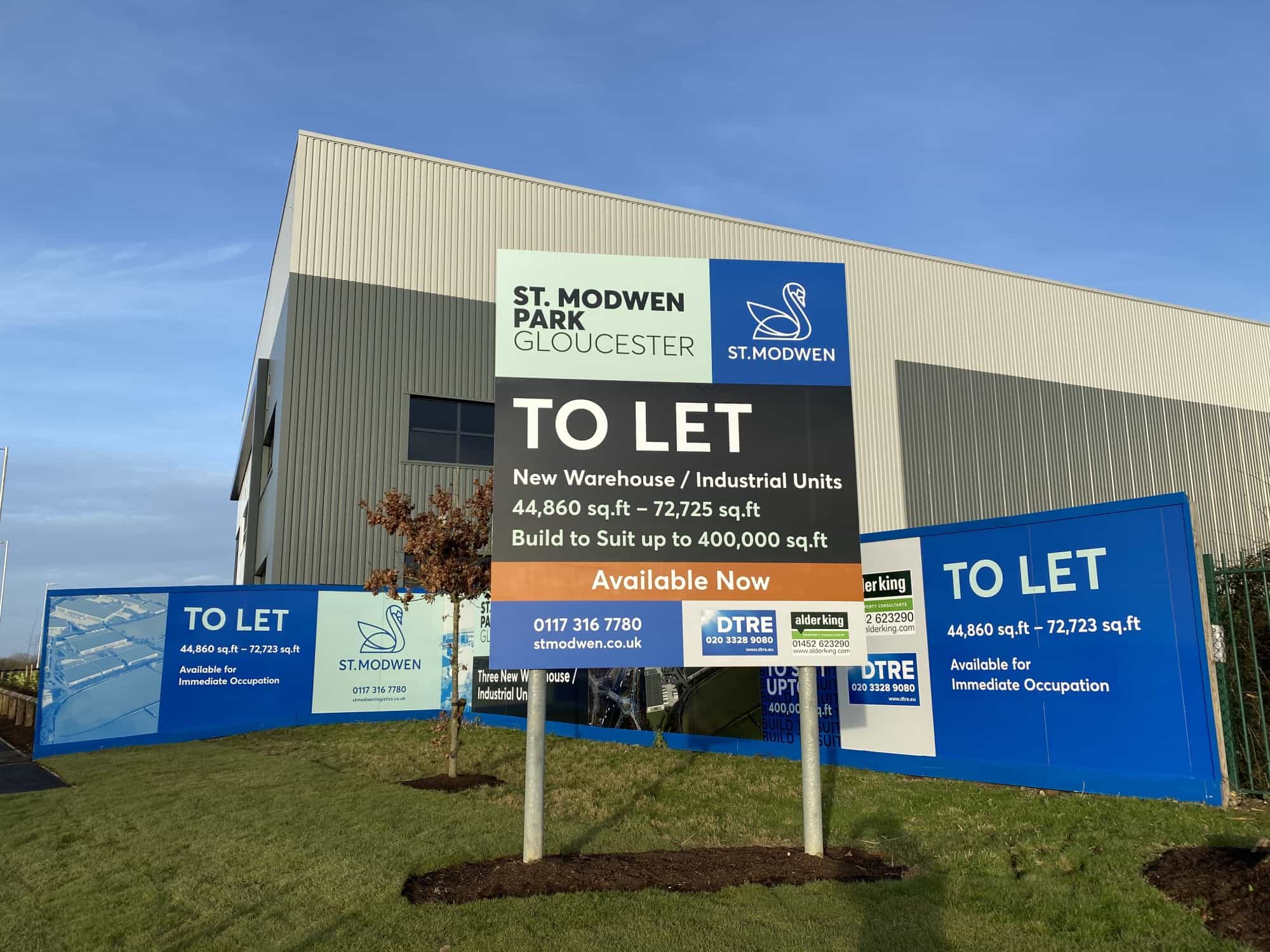 Lansdown Place Post Mounted Sign